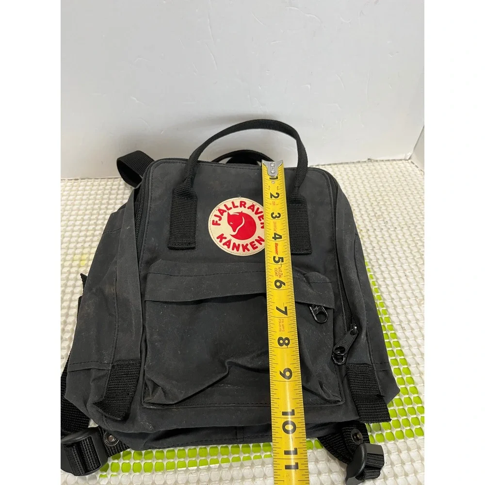 Fjallraven Kanken Mini Black Backpack 23561 Small Everyday Bag